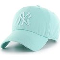 47-brand-curved-brim-light-green-logo-new-york-yankees-mlb-clean-up-light-green-cap