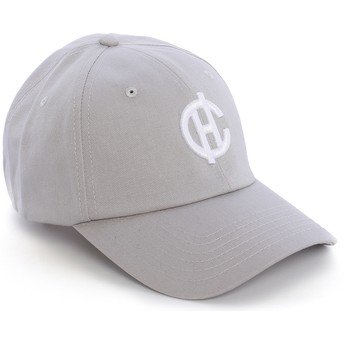 Caphunters Curved Brim CH Logo Aspen Grey Cap