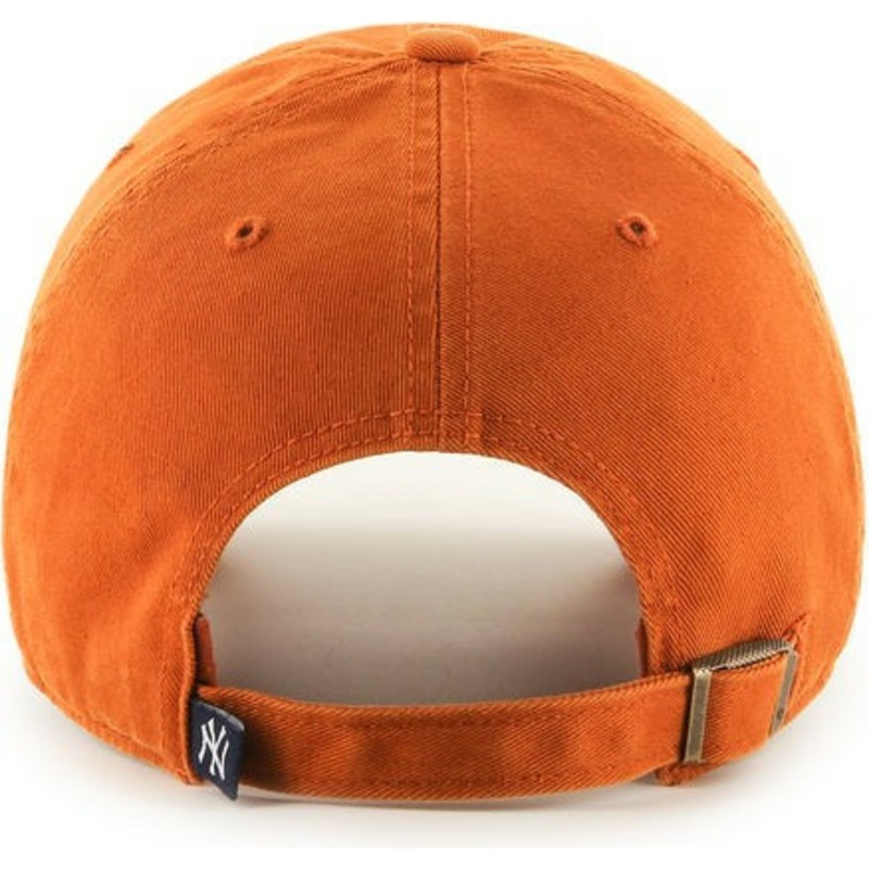 47-brand-curved-brim-new-york-yankees-mlb-clean-up-orange-cap