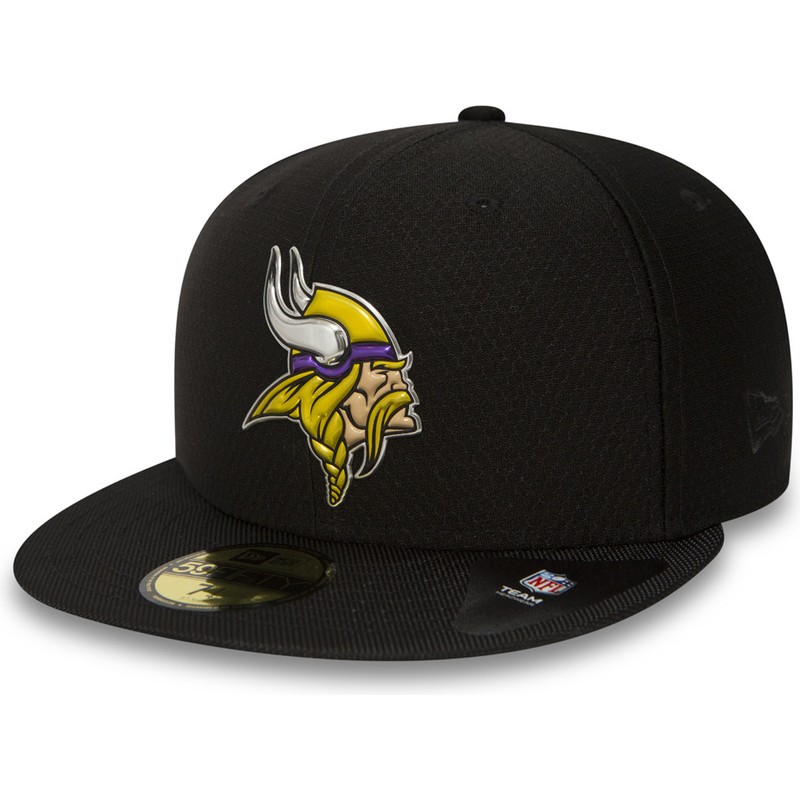 New Era Flat Brim 59FIFTY Black Coll 