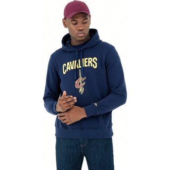 New Era Pullover Hoody Cleveland Cavaliers NBA Navy Blue Sweatshirt