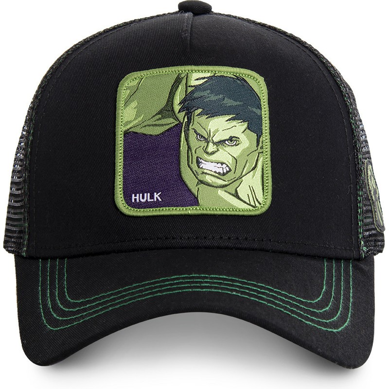 Capslab Hulk HLK2 Marvel Comics Black Trucker Hat