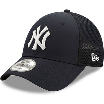 New Era 9FORTY Team Arch New York Yankees MLB Navy Blue Trucker Hat