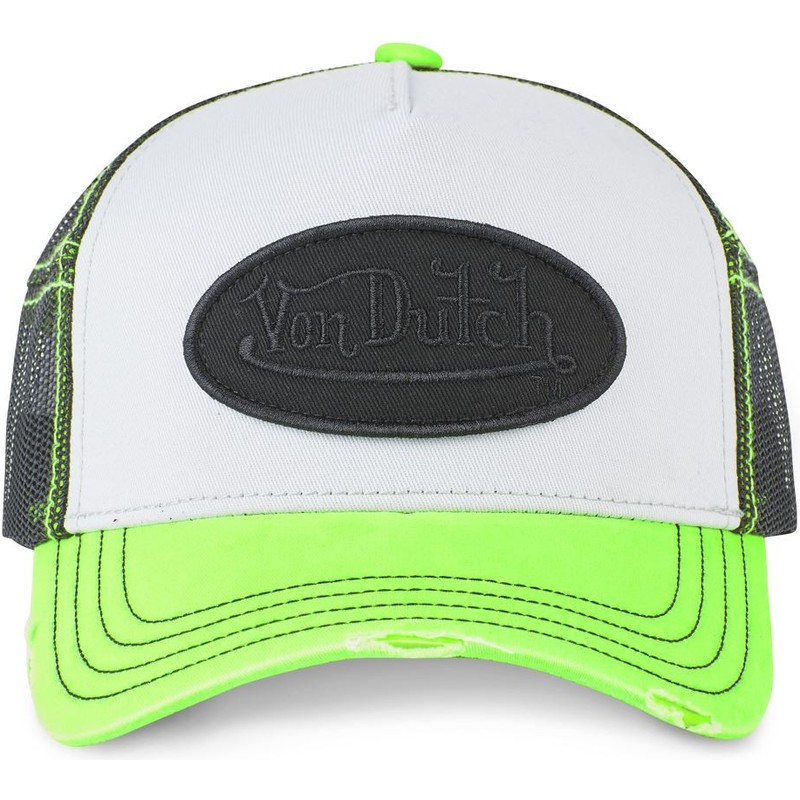 Von Dutch SUM COL White, Black and Green Trucker Hat